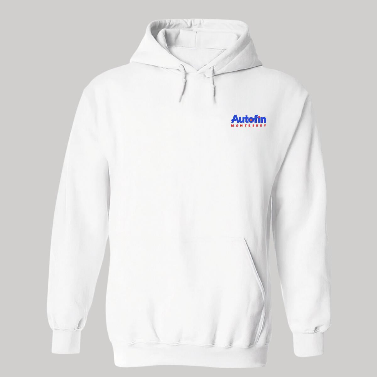 Sudadera c/Capucha Unisex Blanco Personalizable Escudo