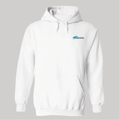 Sudadera c/Capucha Unisex Blanco Personalizable Escudo