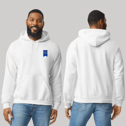 Sudadera c/Capucha Unisex Blanco Personalizable Escudo