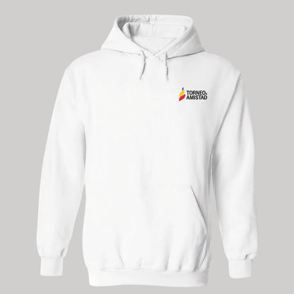 Sudadera c/Capucha Unisex Blanco Personalizable Escudo