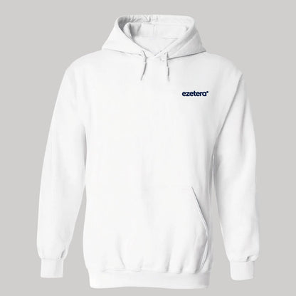 Sudadera c/Capucha Unisex Blanco Personalizable Escudo