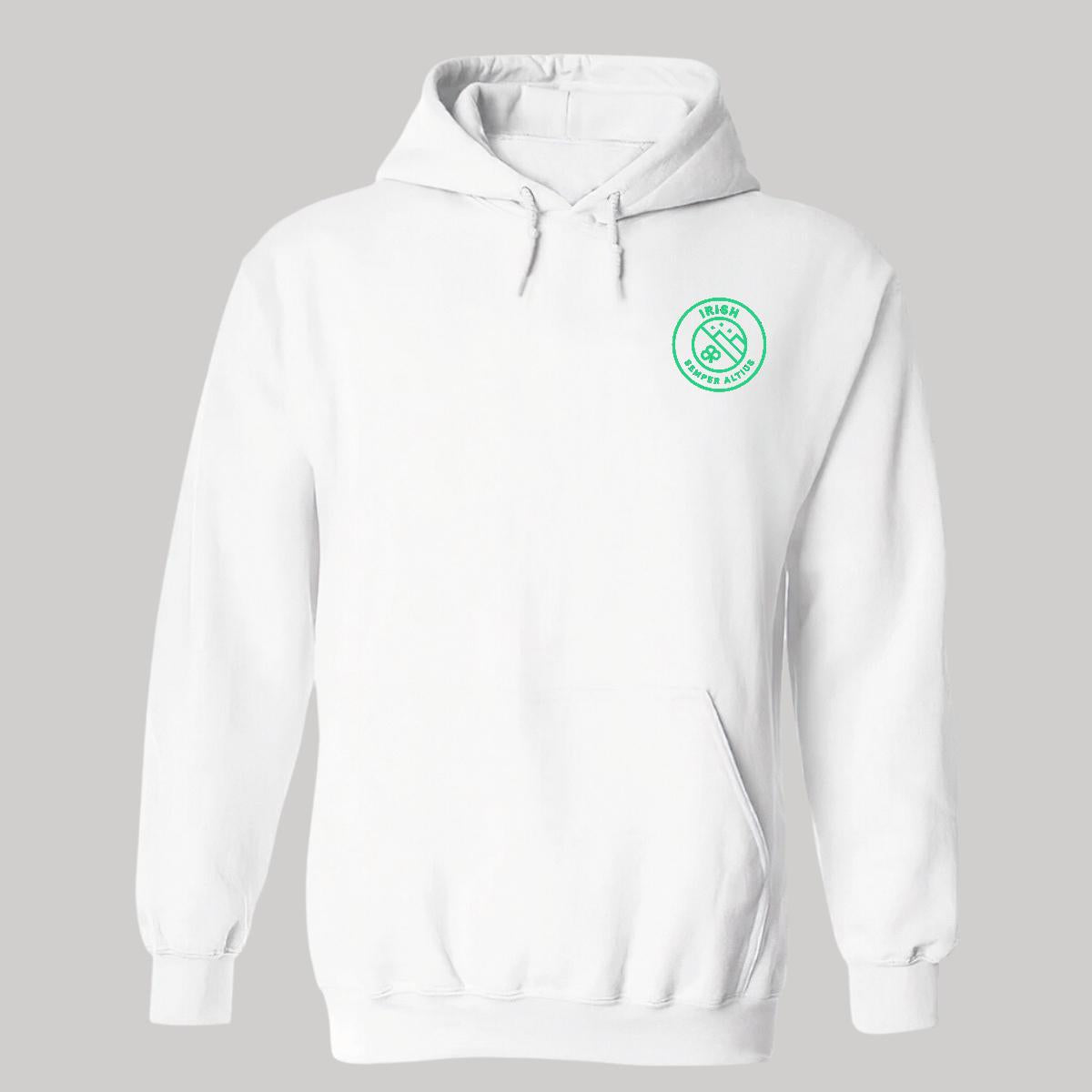 Sudadera c/Capucha Unisex Blanco Personalizable Escudo