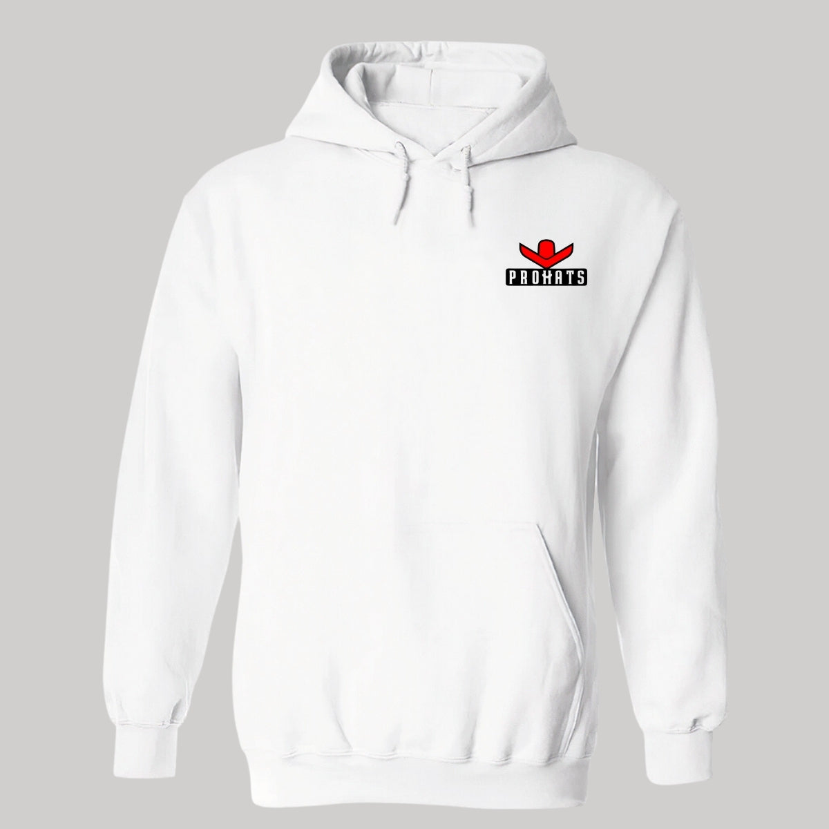 Sudadera c/Capucha Unisex Blanco Personalizable Escudo