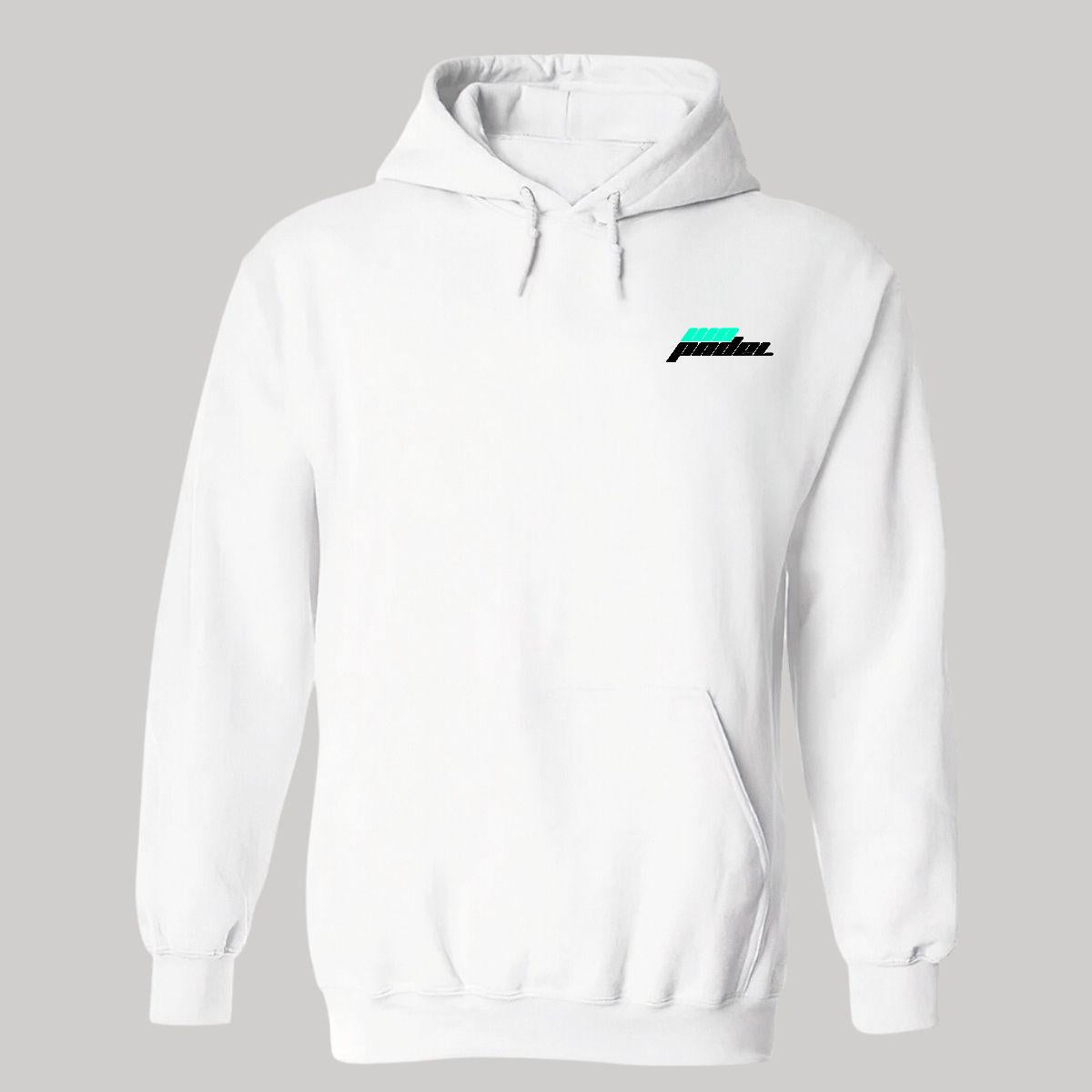 Sudadera c/Capucha Unisex Blanco Personalizable Escudo