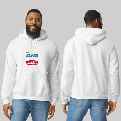 Sudadera c/Capucha Unisex Blanco Personalizable Logo