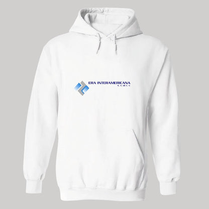 Sudadera c/Capucha Unisex Blanco Personalizable Logo