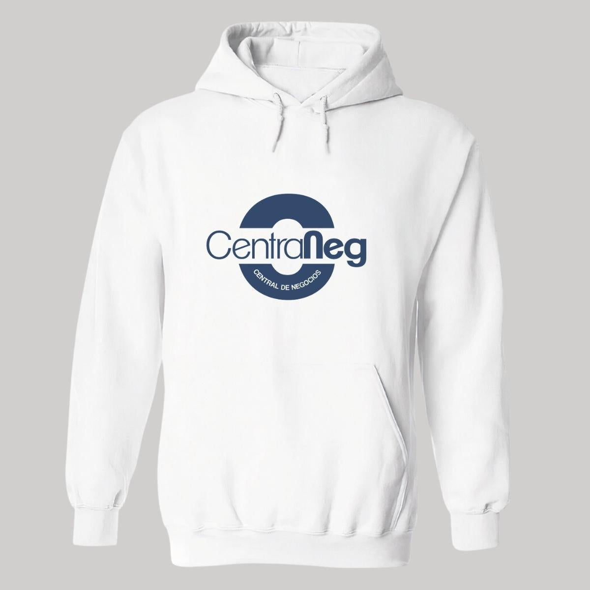 Sudadera c/Capucha Unisex Blanco Personalizable Logo