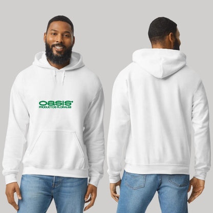 Sudadera c/Capucha Unisex Blanco Personalizable Logo
