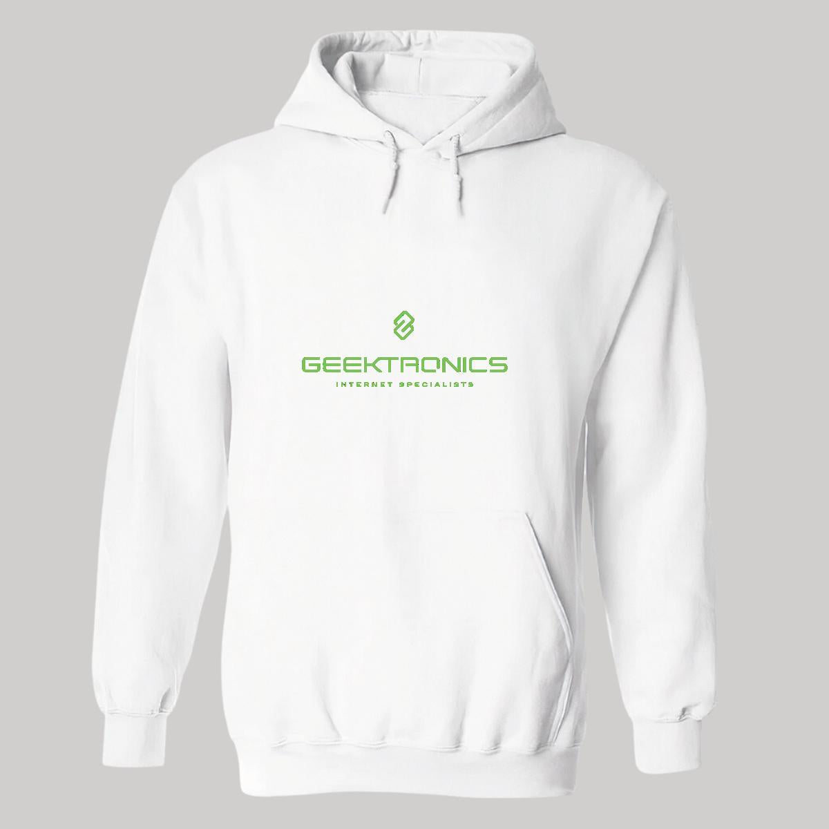 Sudadera c/Capucha Unisex Blanco Personalizable Logo