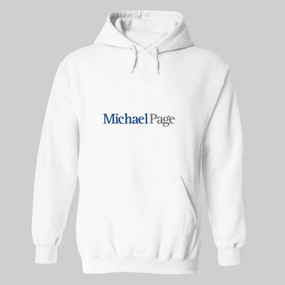 Sudadera c/Capucha Unisex Blanco Personalizable Logo