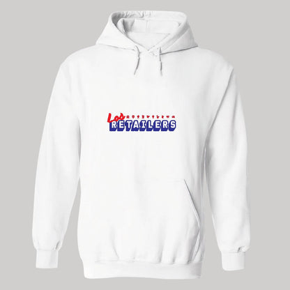 Sudadera c/Capucha Unisex Blanco Personalizable Logo