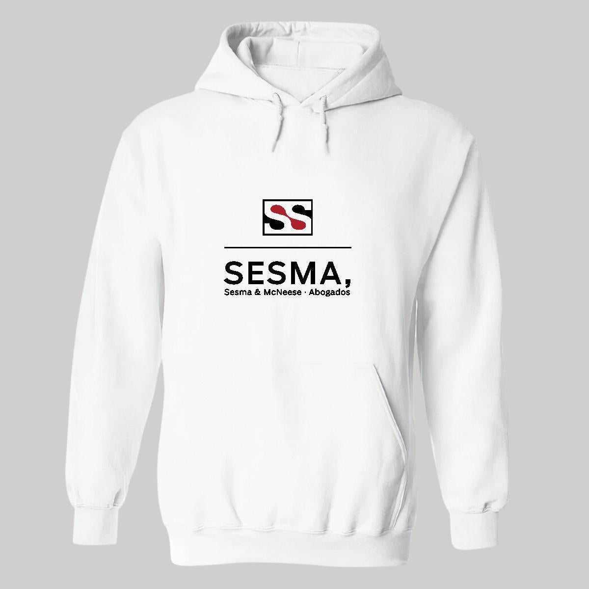 Sudadera c/Capucha Unisex Blanco Personalizable Logo