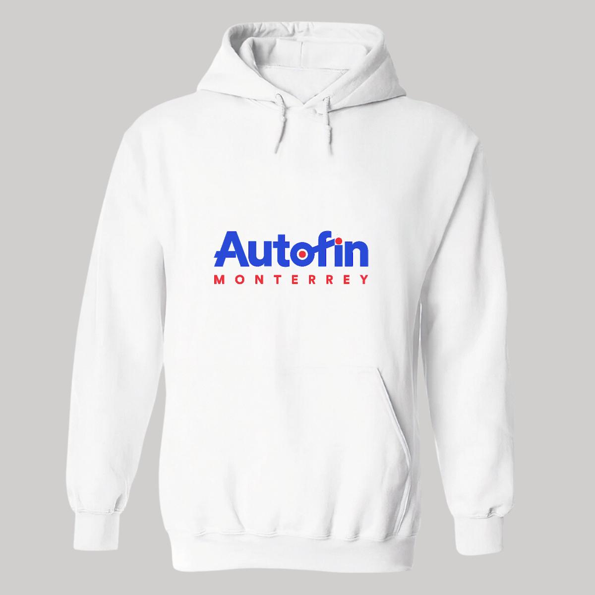 Sudadera c/Capucha Unisex Blanco Personalizable Logo