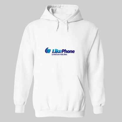 Sudadera c/Capucha Unisex Blanco Personalizable Logo