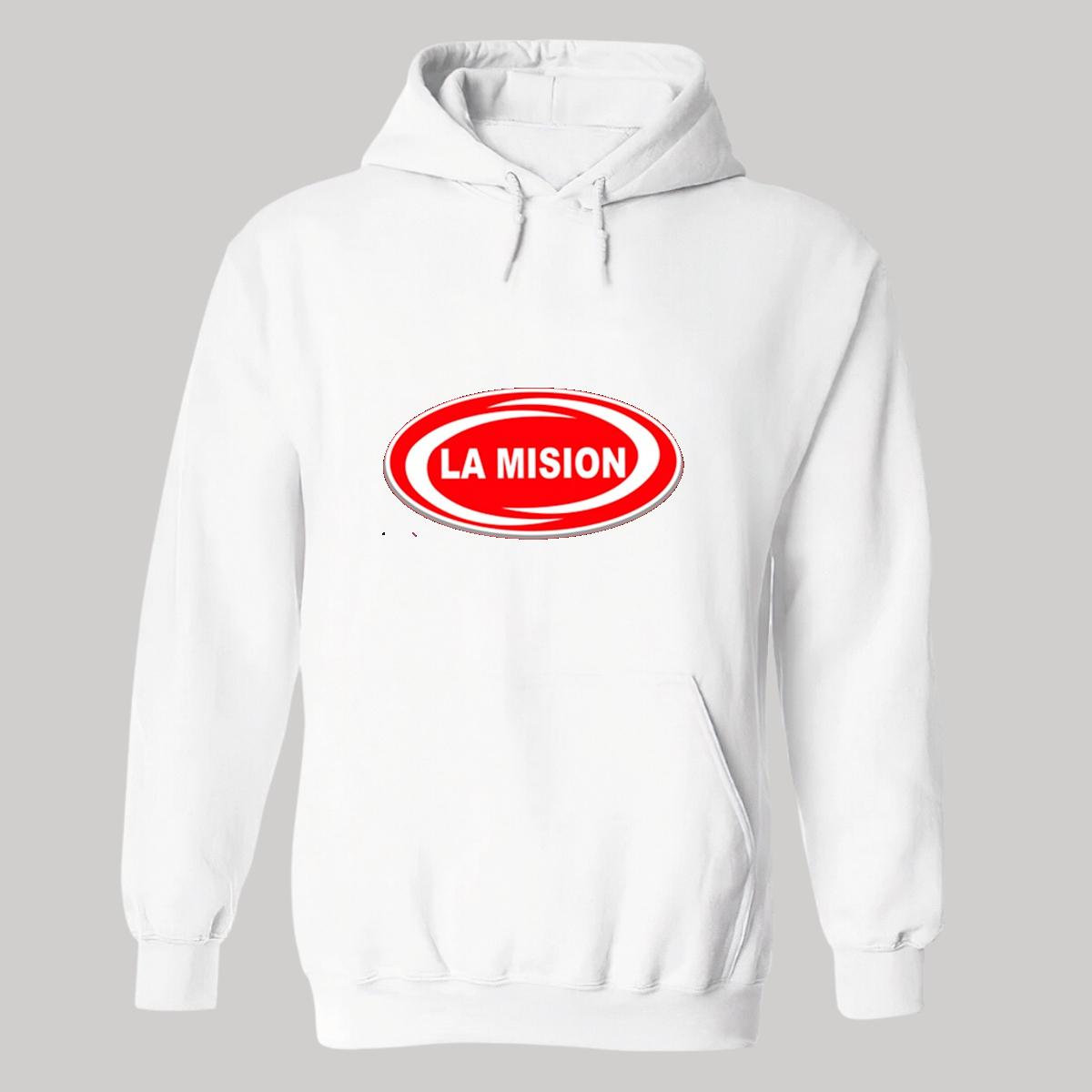 Sudadera c/Capucha Unisex Blanco Personalizable Logo