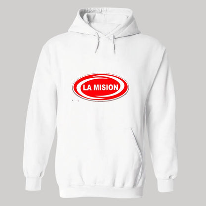 Sudadera c/Capucha Unisex Blanco Personalizable Logo