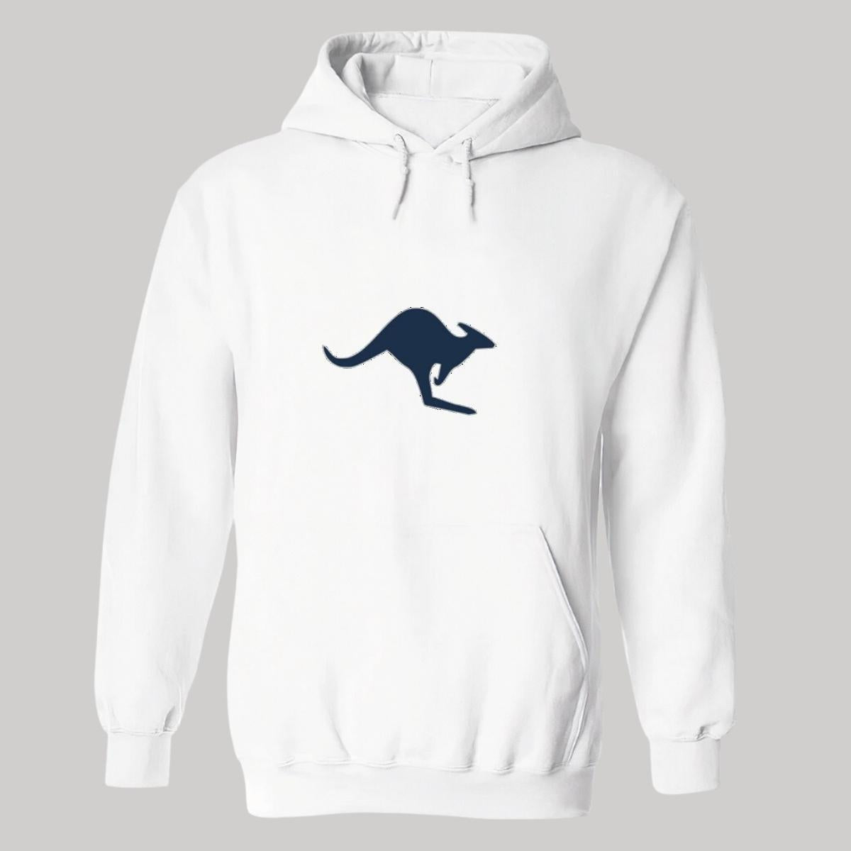 Sudadera c/Capucha Unisex Blanco Personalizable Logo