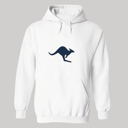Sudadera c/Capucha Unisex Blanco Personalizable Logo