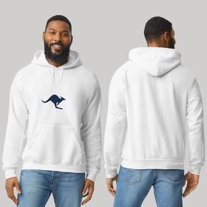Sudadera c/Capucha Unisex Blanco Personalizable Logo