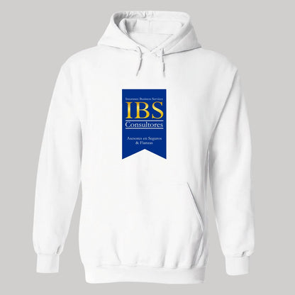 Sudadera c/Capucha Unisex Blanco Personalizable Logo