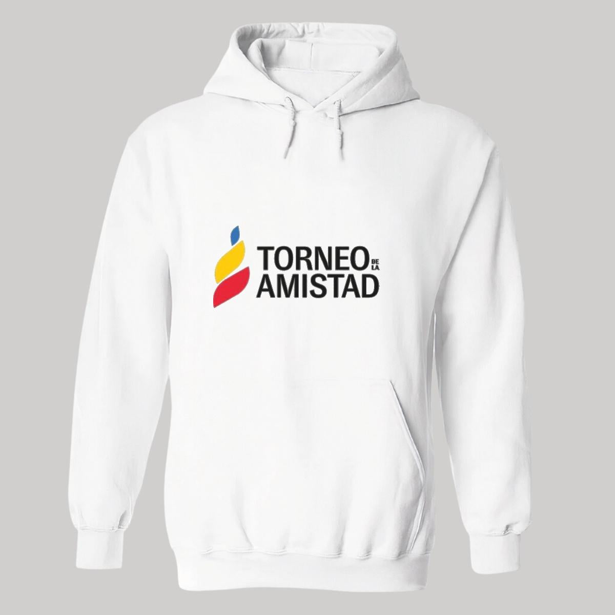 Sudadera c/Capucha Unisex Blanco Personalizable Logo