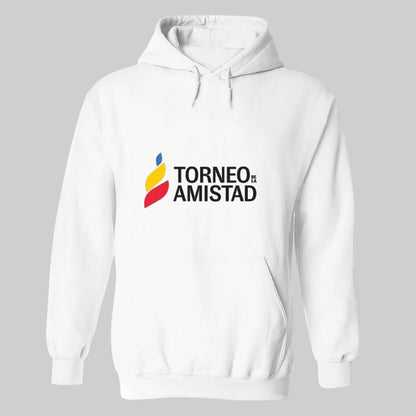 Sudadera c/Capucha Unisex Blanco Personalizable Logo