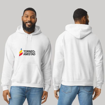 Sudadera c/Capucha Unisex Blanco Personalizable Logo