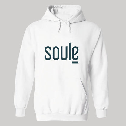 Sudadera c/Capucha Unisex Blanco Personalizable Logo
