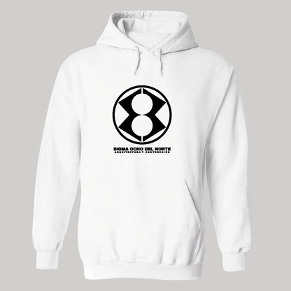 Sudadera c/Capucha Unisex Blanco Personalizable Logo