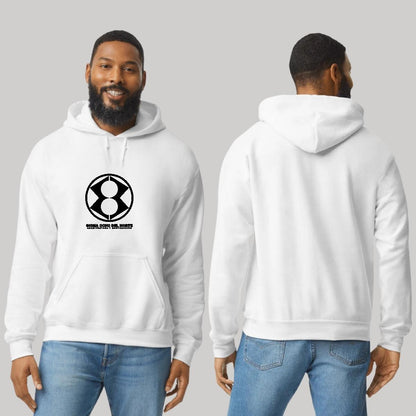 Sudadera c/Capucha Unisex Blanco Personalizable Logo