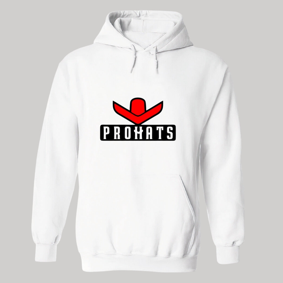 Sudadera c/Capucha Unisex Blanco Personalizable Logo
