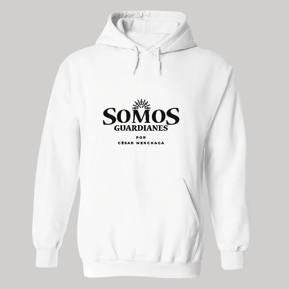 Sudadera c/Capucha Unisex Blanco Personalizable Logo