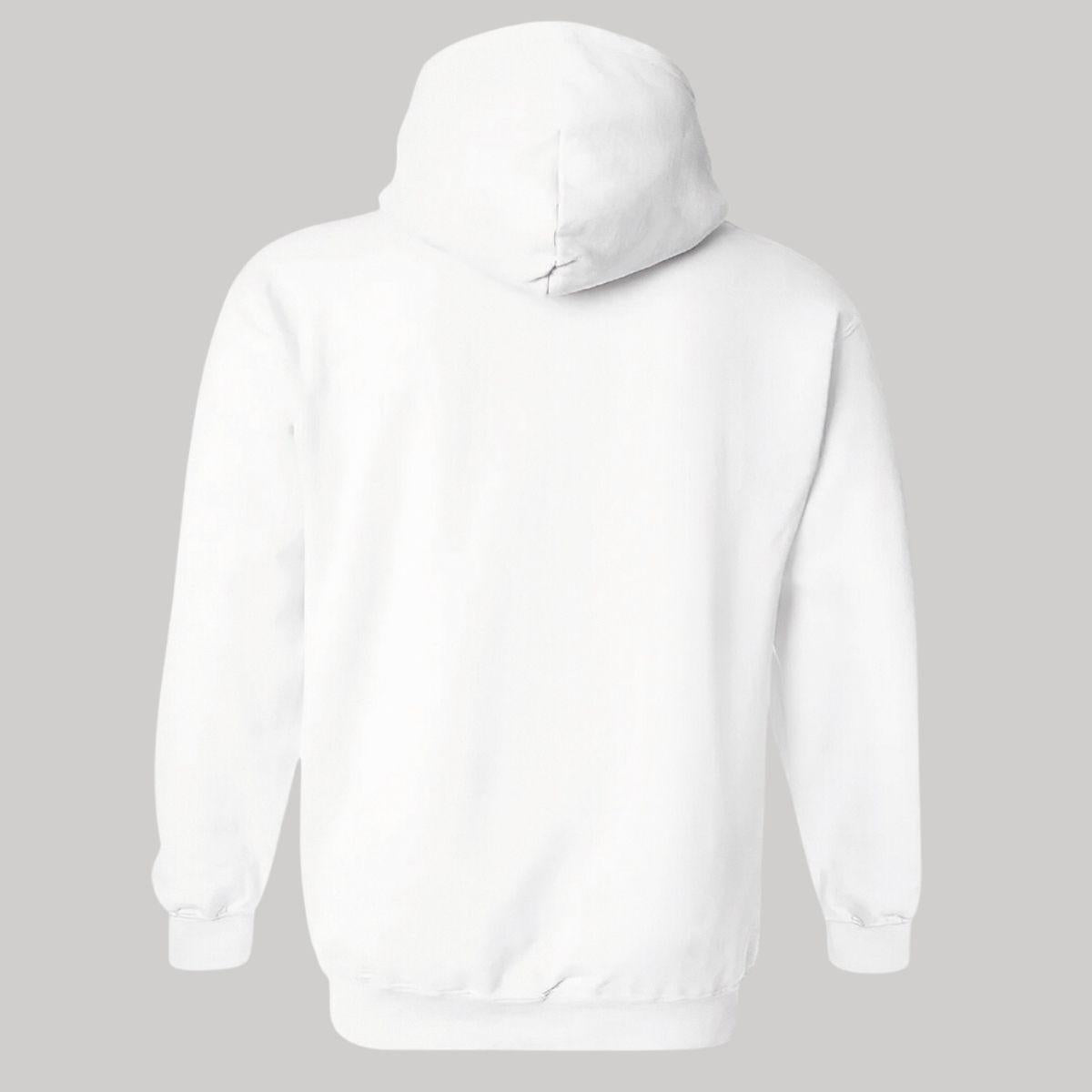 Sudadera c/Capucha Unisex Blanco Personalizable Logo