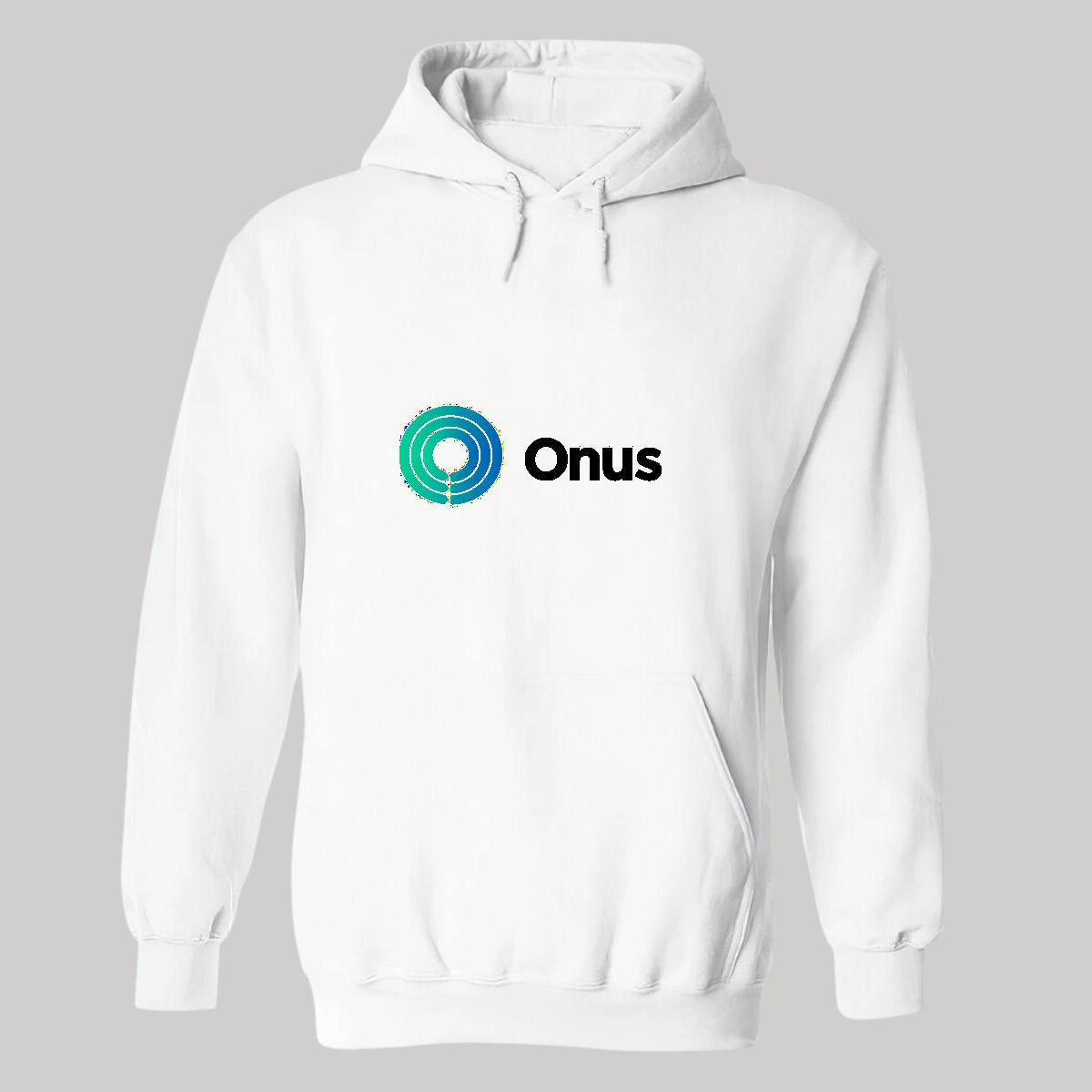 Sudadera c/Capucha Unisex Blanco Personalizable Logo