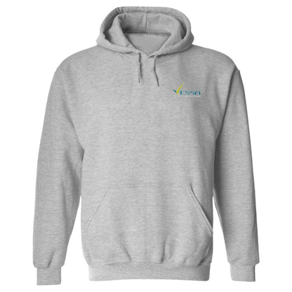 Sudadera c/Capucha Unisex Gris Personalizable Escudo