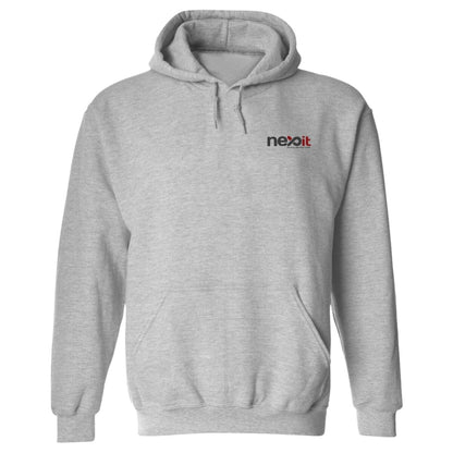 Sudadera c/Capucha Unisex Gris Personalizable Escudo