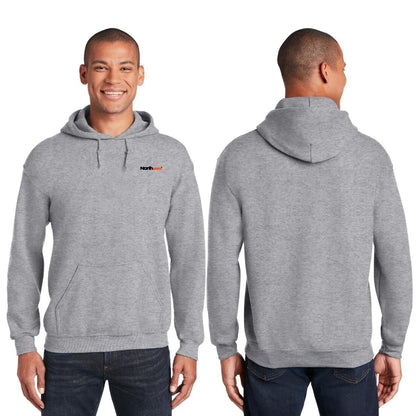 Sudadera c/Capucha Unisex Gris Personalizable Escudo