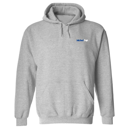 Sudadera c/Capucha Unisex Gris Personalizable Escudo