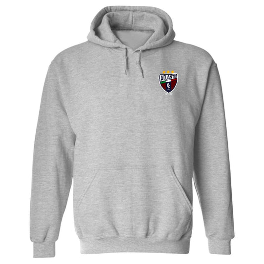 Sudadera c/Capucha Unisex Gris Personalizable Escudo