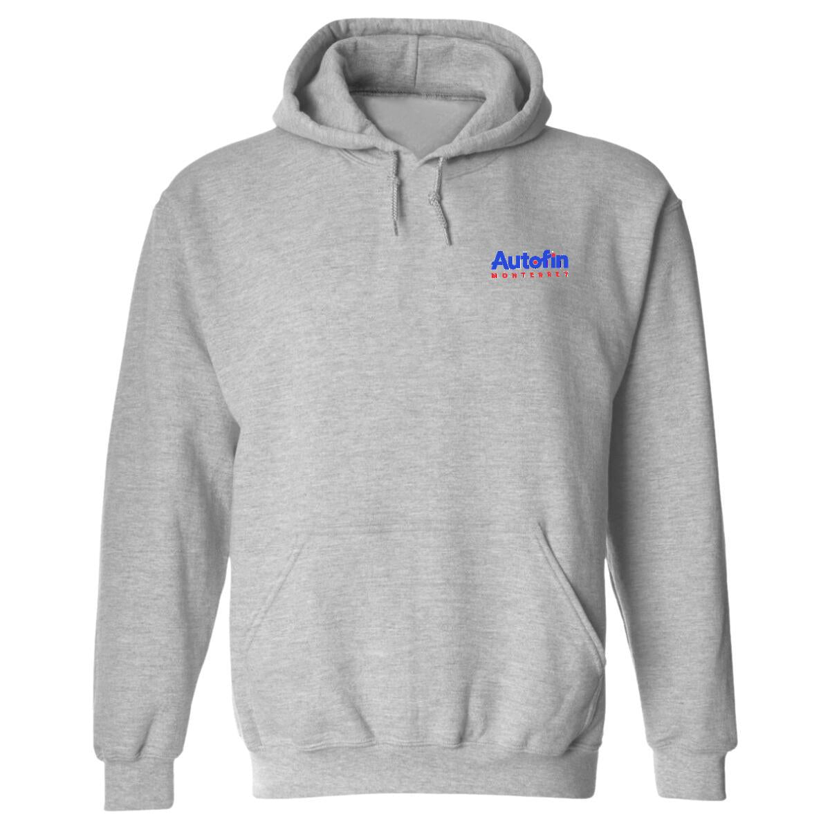 Sudadera c/Capucha Unisex Gris Personalizable Escudo