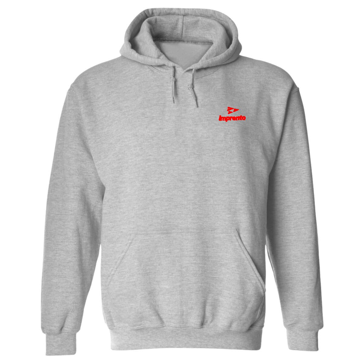 Sudadera c/Capucha Unisex Gris Personalizable Escudo