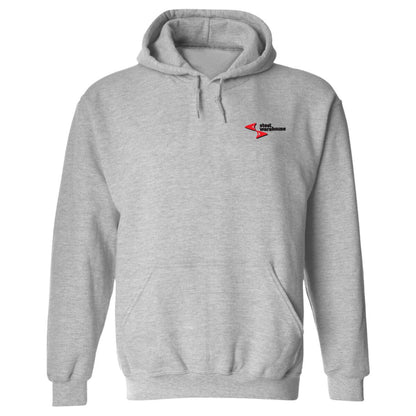 Sudadera c/Capucha Unisex Gris Personalizable Escudo