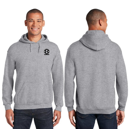 Sudadera c/Capucha Unisex Gris Personalizable Escudo