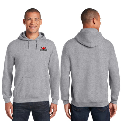 Sudadera c/Capucha Unisex Gris Personalizable Escudo