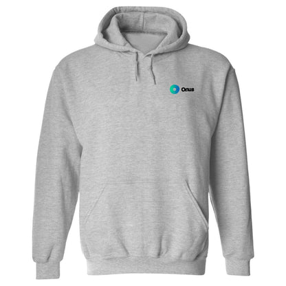 Sudadera c/Capucha Unisex Gris Personalizable Escudo
