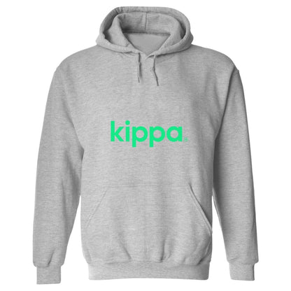 Sudadera c/Capucha Unisex Gris Personalizable Logo