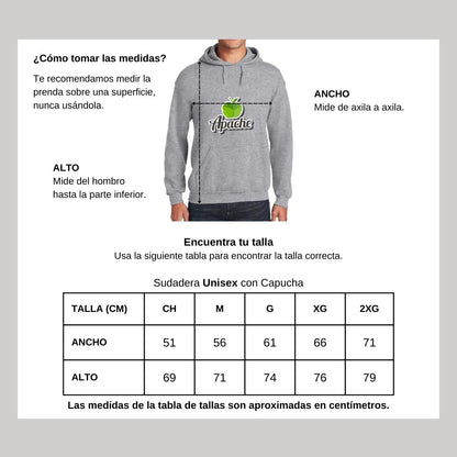 Sudadera c/Capucha Unisex Gris Personalizable Logo