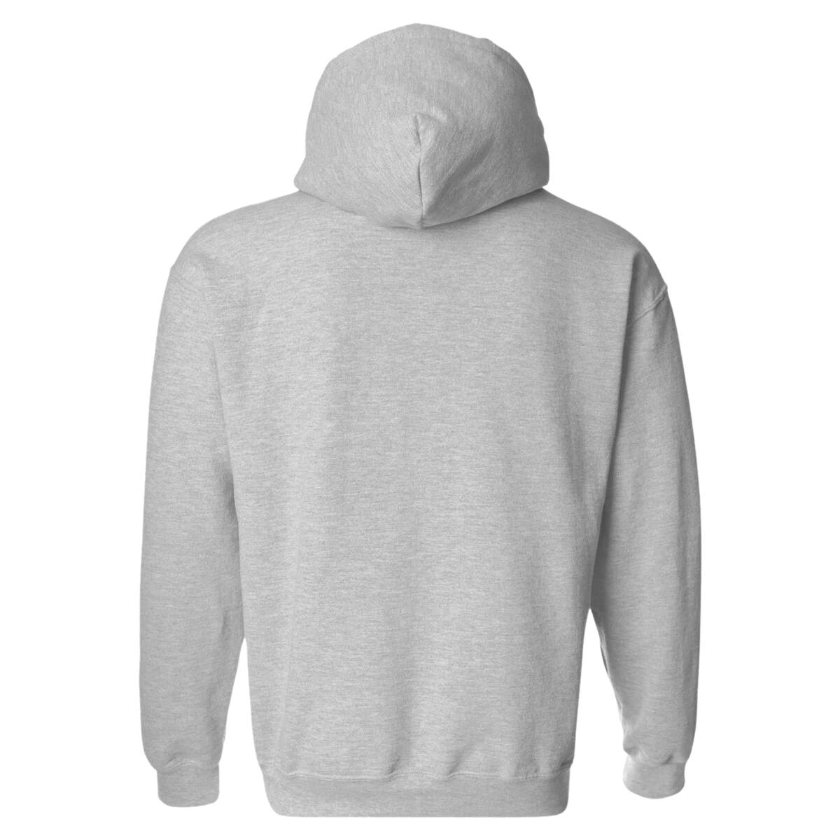 Sudadera c/Capucha Unisex Gris Personalizable Logo