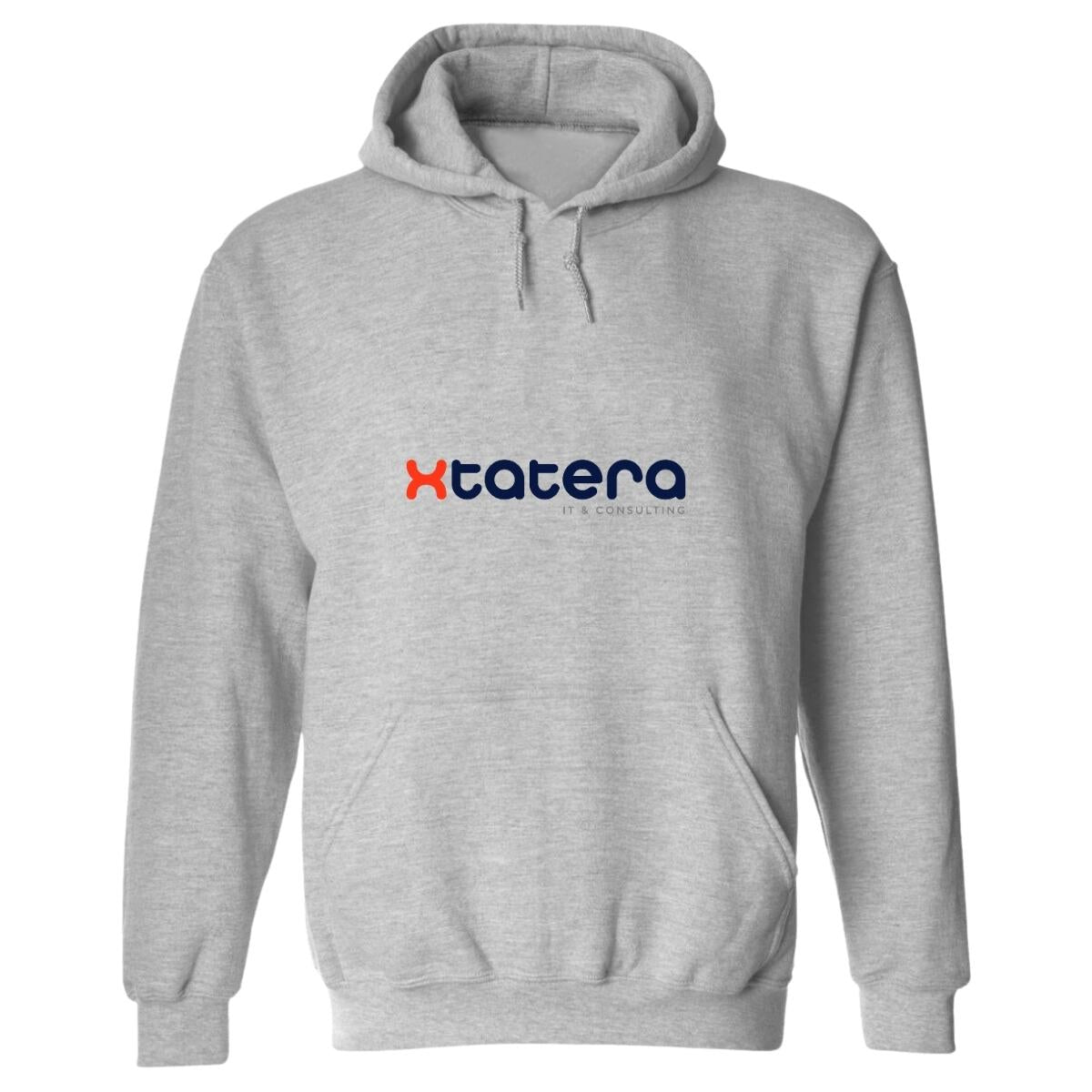 Sudadera c/Capucha Unisex Gris Personalizable Logo