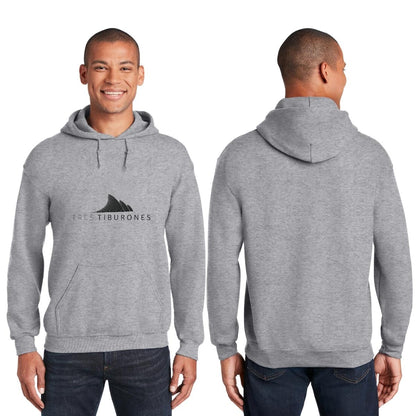 Sudadera c/Capucha Unisex Gris Personalizable Logo